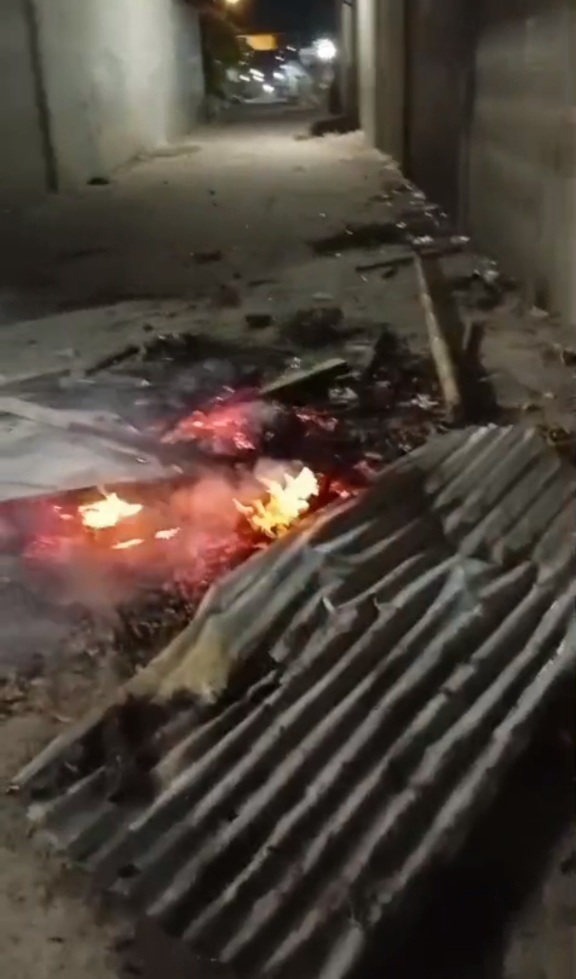 Tanjung Tiram Mencekam, Tawuran Remaja Rusak Dan Bakar Lapak Pedagang