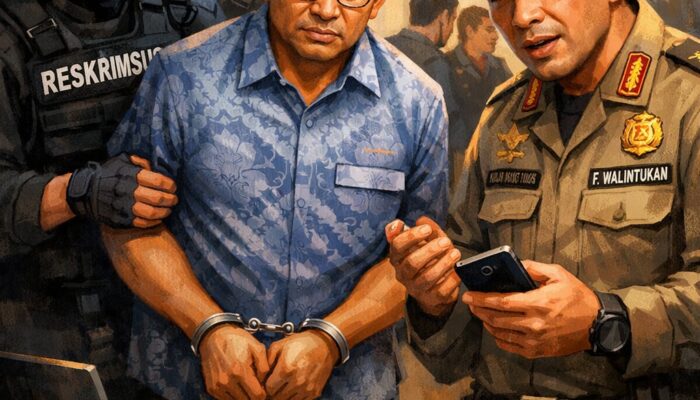 Polda Sumut OTT Pejabat Kominfo Tebingtinggi