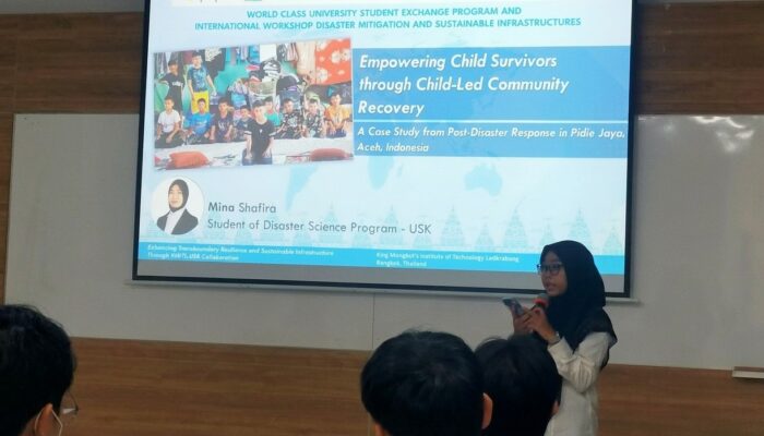 Mina Shafira Tawarkan Model Pemulihan Anak Pascabencana