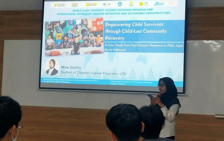 Mina Shafira Tawarkan Model Pemulihan Anak Pascabencana