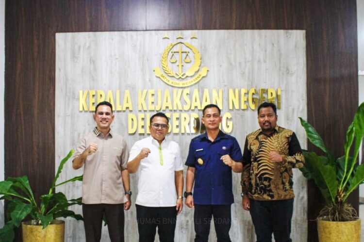 Kepala BNNK Dan Praktisi Hukum Audiensi Ke Kejari Deliserdang