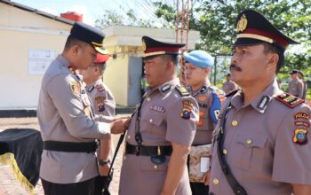 Kapolres Pakpak Bharat Pimpin Sertijab Kasat Narkoba Dan Kapolsek Salak