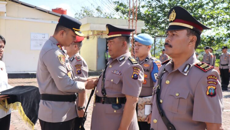 Kapolres Pakpak Bharat Pimpin Sertijab Kasat Narkoba Dan Kapolsek Salak