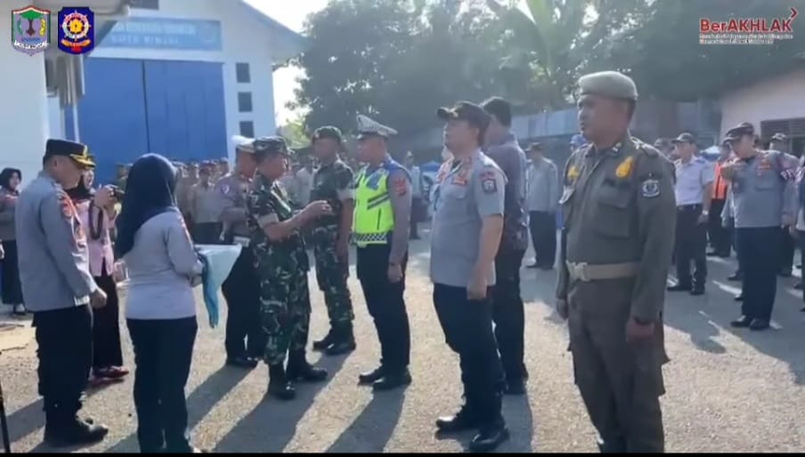 Ciptakan Lalu Lintas Lancar, Gabungan Satgas Tertibkan Parkir Liar di Binjai