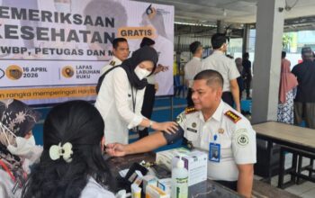 Pemeriksaan Kesehatan Gratis, HBP Ke-62 Di Lapas Labuhan Ruku