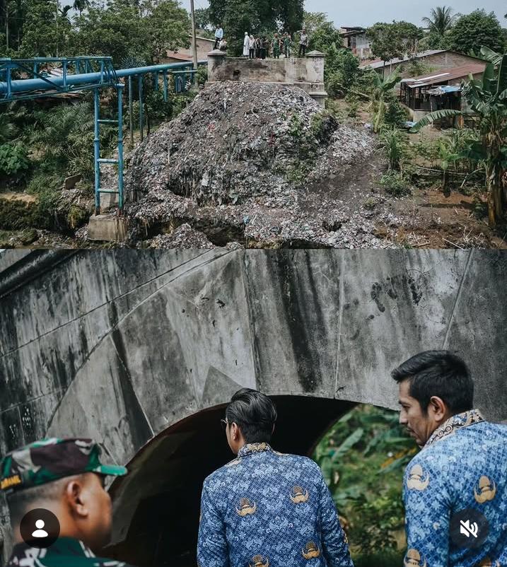 Tinjau Lokasi “Jembatan Maut” Sukadamai, Rico Waas Janji Bangun Akses Aman