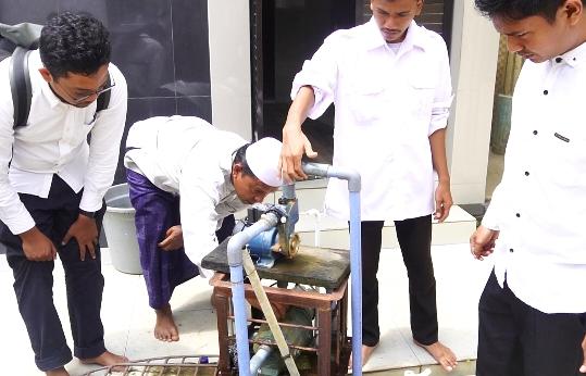 Air Bersih Pascabanjir, Unsam Bangun Sistem Mandiri Di Meunasah Tuha, Aceh Tamiang