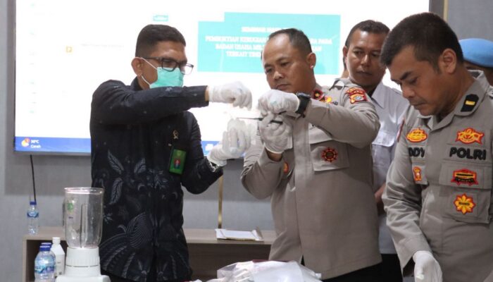 Polres Pijay Musnahkan 132 Gram Sabu dan 475 Gram Ganja