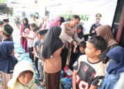 Jumat Berkah, Kapolres Agara Bersama Bhayangkari Santuni Anak Yatim