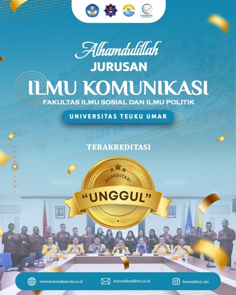 Jurusan Ilmu Komunikasi UTU Raih Akreditasi Unggul