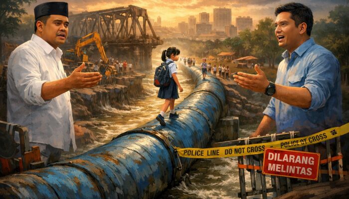 Seteru Dua Wali Kota di “Jembatan Maut”