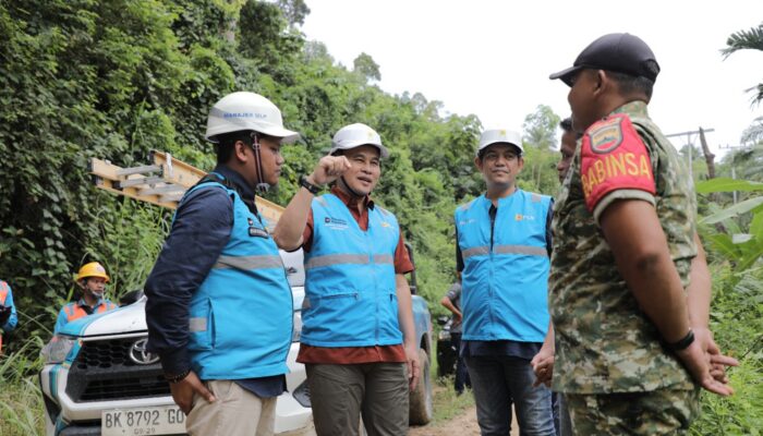 GM PLN UID Sumut Turun Langsung Pastikan Pembangunan Listrik Desa Di Unte Makmur Rampung