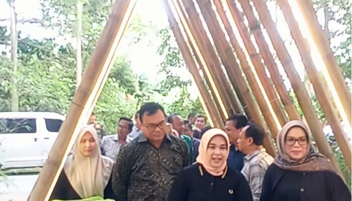 Resmikan Pusat Kuliner Hutan Kota Lubukpakam, Ny. Jelita Asri Ludin Tambunan: Ini Ikon Baru