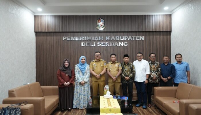 Audensi Ke Bupati Deliserdang Rektor UMSU Paparkan Progres Pembangunan Kampus Terpadu