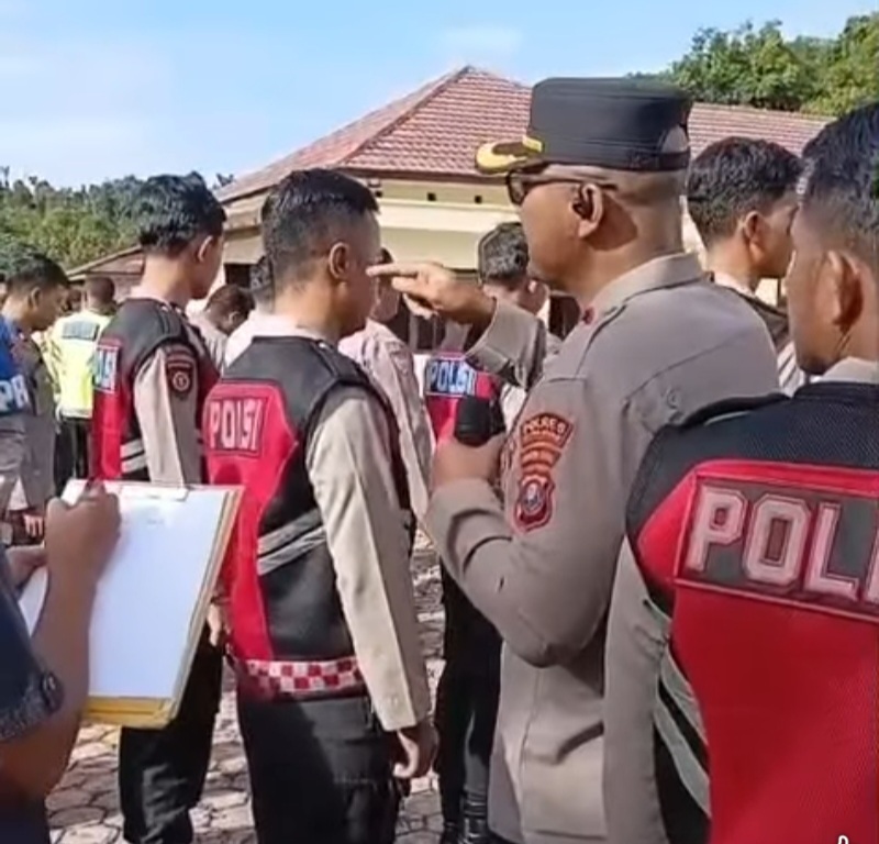 Wakapolres Pakpak Bharat Pimpin Gaktiblin: Disiplin Tak Bisa Ditawar Lagi