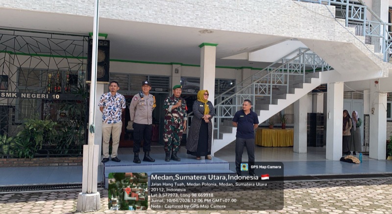 Asesmen Sekolah SMKN 10 Medan Tuntas, Kepsek Imbau Siswa Jaga Ketertiban
