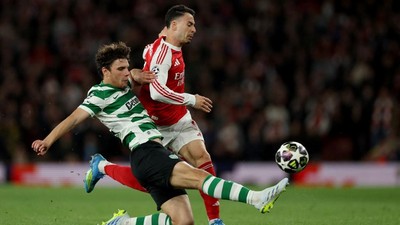 Liga Champions: Tahan Sporting 0-0, Arsenal Lolos Semifinal