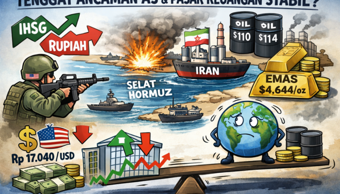 Jelang Tenggat Ancaman AS, Pasar Keuangan Dan Emas Masih Stabil