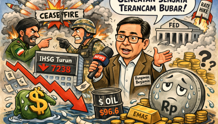 Gencatan Senjata Terancam Bubar, IHSG Dan Rupiah Kembali Melemah