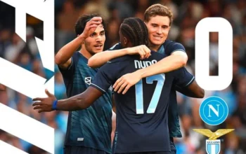 Liga Italia: Lazio Gagalkan Napoli Pangkas Jarak Inter Milan