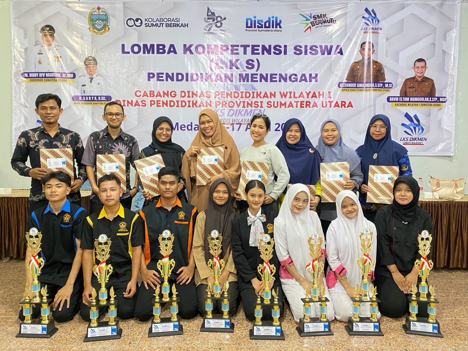 Siswa SMK Negeri 1 Beringin Borong Juara LKS Cabdis Wilayah 1 Deli Serdang